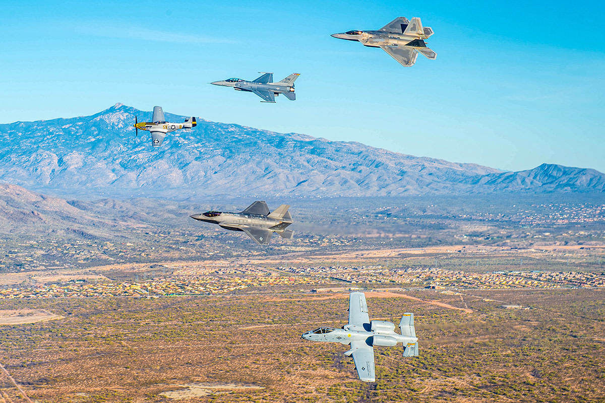 Super Bowl LVI To Feature Special Five Ship USAF Heritage Flight