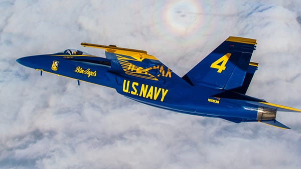 US Navy Blue Angels F-18 Super Hornet