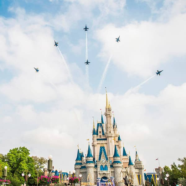 US Navy Blue Angels - Walt Disney World Flyover