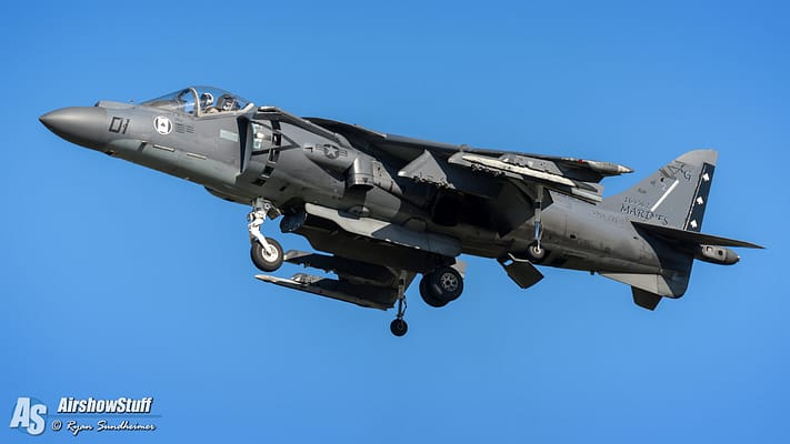 US Marine Corps AV-8B Harrier 2017 Demonstration Schedule Released