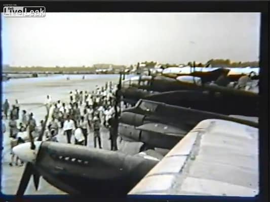 Step Into History With This Rare Footage Of A Spectacular 1945 Airshow
