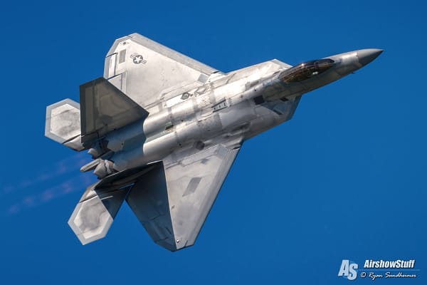 USAF F-22 Raptor Demonstration Team 2021 Airshow Schedule Released