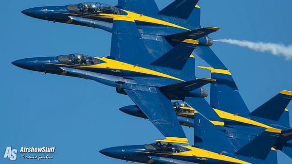 Blue Angels Fly at Oshkosh for the First Time