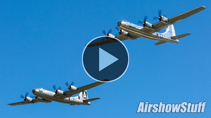 WATCH:  AirVenture’s Bomber Day Features Rare Modern And Vintage Bomber Formations And Flybys In Oshkosh