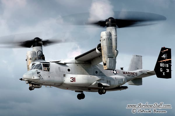 2022 USMC MV-22 Osprey Demonstrations Schedule Released