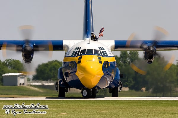 US Navy Blue Angels - C-130 Hercules Fat Albert