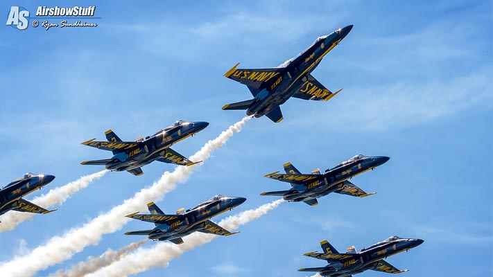 Here’s Where You Can See The Blue Angels Flying Over Detroit, Chicago, And Indianapolis On Tuesday