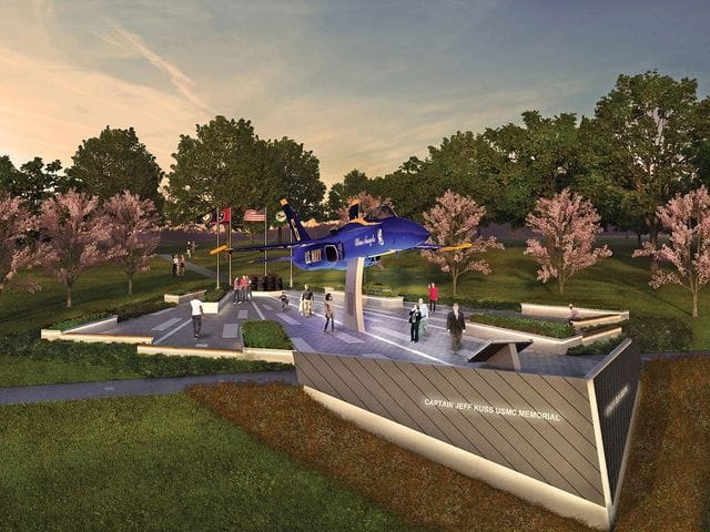 Memorial To Honor Blue Angel Pilot Nears Completion, Public Dedication