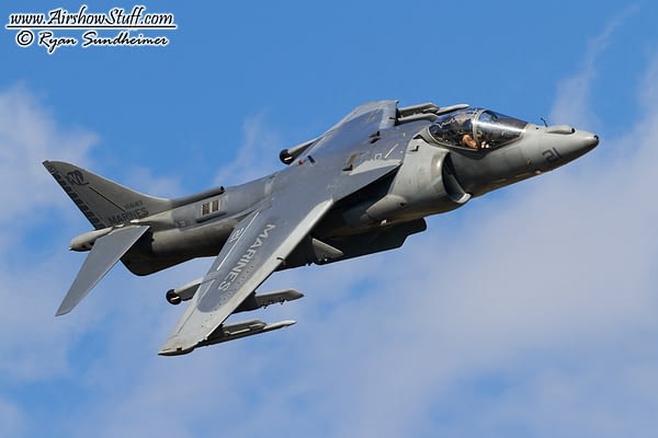 2022 USMC AV-8B Harrier Demonstrations Schedule Released
