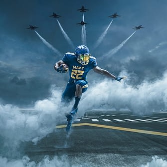Naval Academy Unveils Blue Angels Uniforms For 2017 Army Navy