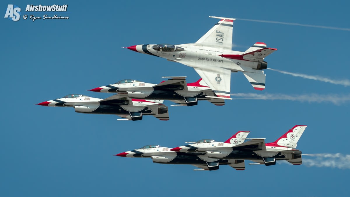 US Military News • U.S. Air Force Thunderbirds perform at 2021 California Capital Airshow