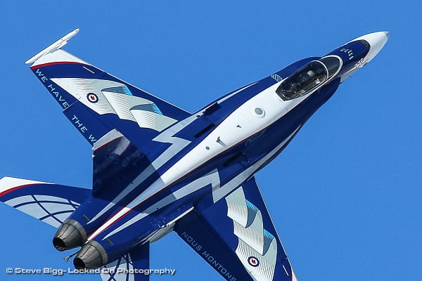 2018 CF-18 Demonstration Jet Debuts With Beautiful “NORAD 60” Paint Scheme
