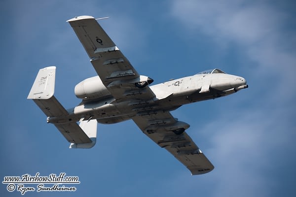 USAF A-10 Thunderbolt II Demonstration Team 2019 Airshow Schedule Released