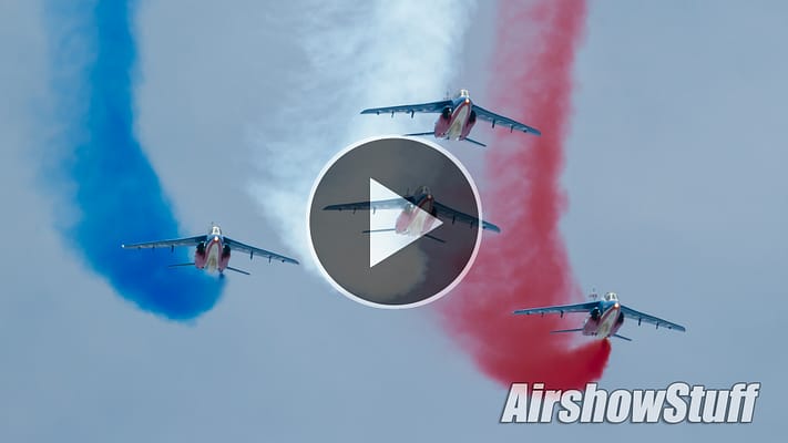 WATCH: Patrouille de France Performs In The US For The First Time In Decades