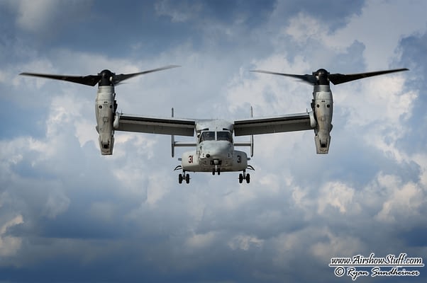 2021 USMC MV-22 Osprey Demonstrations Schedule Released