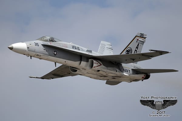 VFA-106 Unveils Special VFA-15 Paint Scheme For 2017 F/A-18C Hornet Demonstrations