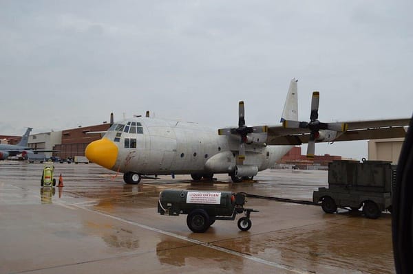US Navy Blue Angels - Fat Albert C-130 Hercules - Paint Stripped