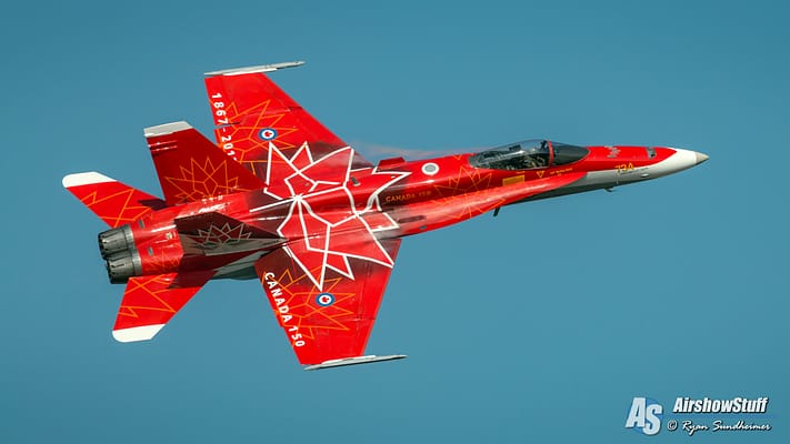 Canadian Forces CF-18 Hornet Demonstration Team 2021 Schedule Released