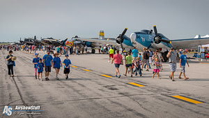 WWII Bomber Static Displays - Thunder Over Michigan 2015