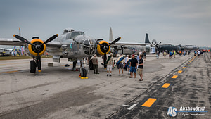 WWII Bomber Static Displays - Thunder Over Michigan 2015