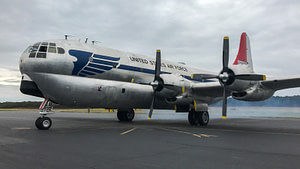 C-97 Stratofreighter "Angel of Deliverance" First Flight