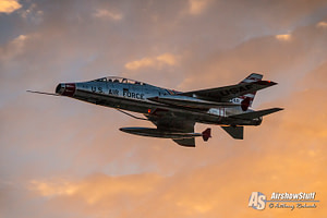 F-100 Super Sabre Twilight Performance - EAA AirVenture Oshkosh 2015