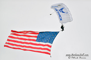 US Air Force Academy Wings Of Blue Parachute Team