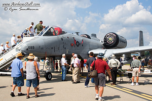 USAF A-10 Warthog On Static Display