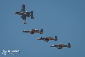 A-10 Warthog Formation - Hawgsmoke 2016 - Davis-Monthan AFB