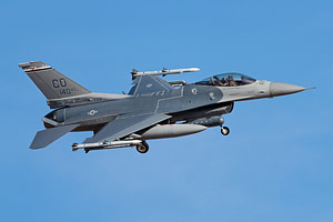 F-16C From the 140th wing returning to Nellis AFB