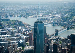 USAF Thunderbirds Over One World Trade Center - New York City