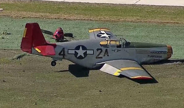 P-51C Mustang "Tuskegee Airmen" Landing Incident