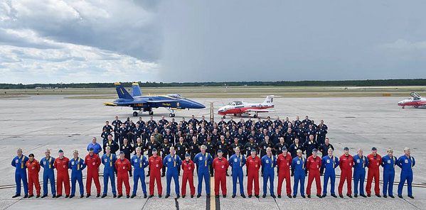 Snowbirds and Blue Angels at Pensacola