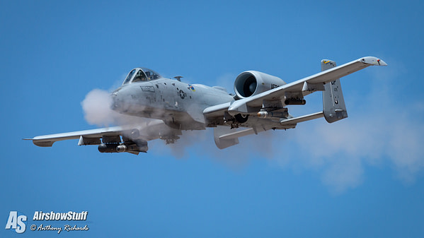 A-10 Warthog Strafing Run - Hawgsmoke 2016 - Davis-Monthan AFB
