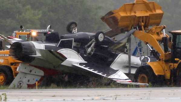 USAF Thunderbird #8 Crash in Dayton, OH