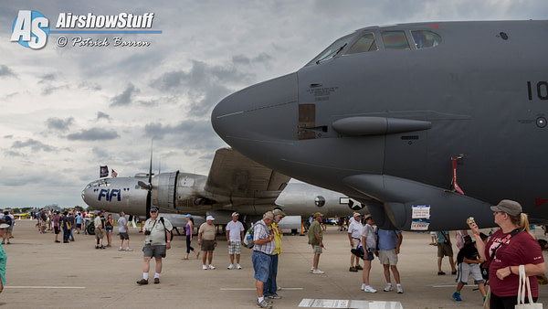 B-52 Stratofortress and B-29 Superfortress - EAA AirVenture Oshkosh 2015