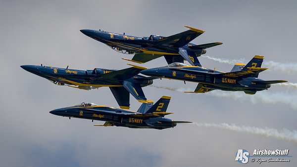 US Navy Blue Angels - Double Farvel