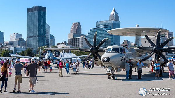 Cleveland National Airshow 2016 - E-2 Hawkeye and A-10 Warthog