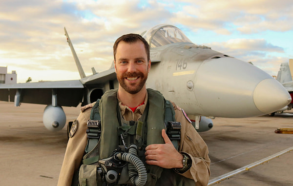 2019 CF-18 Hornet Demonstration Pilot Capt. Brian "Humza" Kilroy. Photo Credit: DND