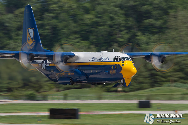 US Navy Blue Angels - Fat Albert - Spirit of St Louis Airshow 2016
