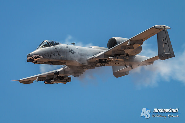 A-10 Thunderbolt II Warthog Strafe - Hawgsmoke 2016