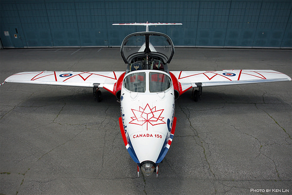 RCAF Snowbirds CT-114 Tutor Canada 150 Paint Scheme