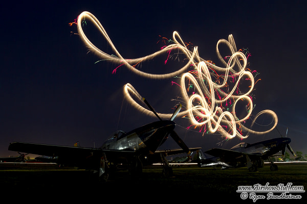 P-51 Mustang Fireworks