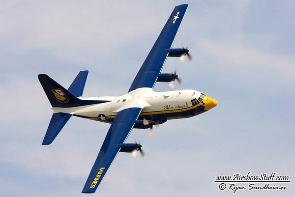 US Navy Blue Angels C-130 Hercules Fat Albert