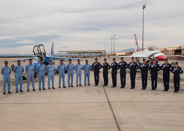 Patrouille de France and USAF Thunderbirds