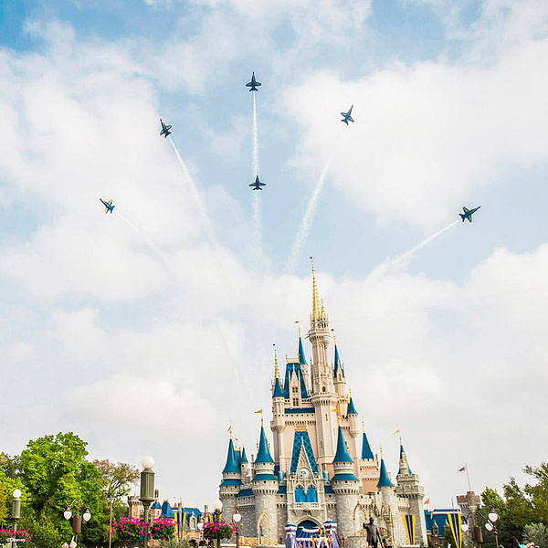 US Navy Blue Angels - Walt Disney World Flyover