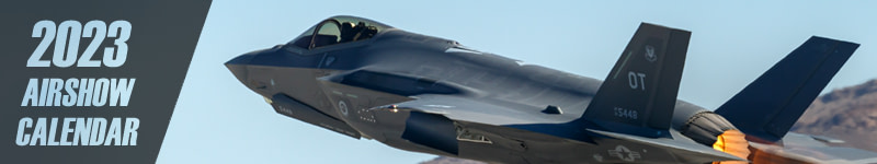 Banner for the 2023 Air Show Calendar page