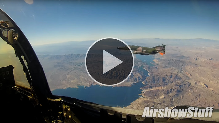 EXCLUSIVE:  Helmet Cam Footage Of Two F-4 Phantoms Over The Grand Canyon