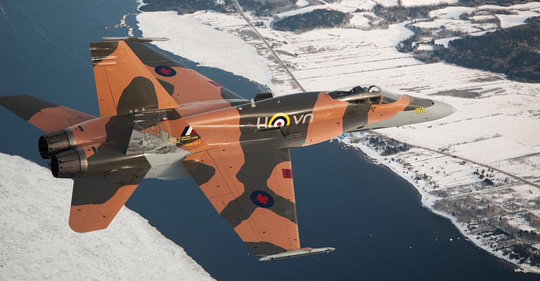 CF-18 Hornet Demo Team Unveils Amazing Battle of Britain Paint Scheme For 2015
