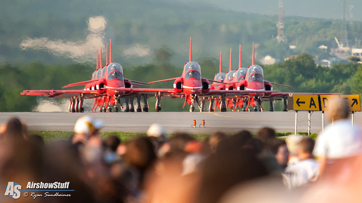 RAF Red Arrows Set To Kick Off 2019 Tour Of US And Canada